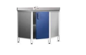 Corner Washing Table KSSM-5E with Sink 850*850/400*920