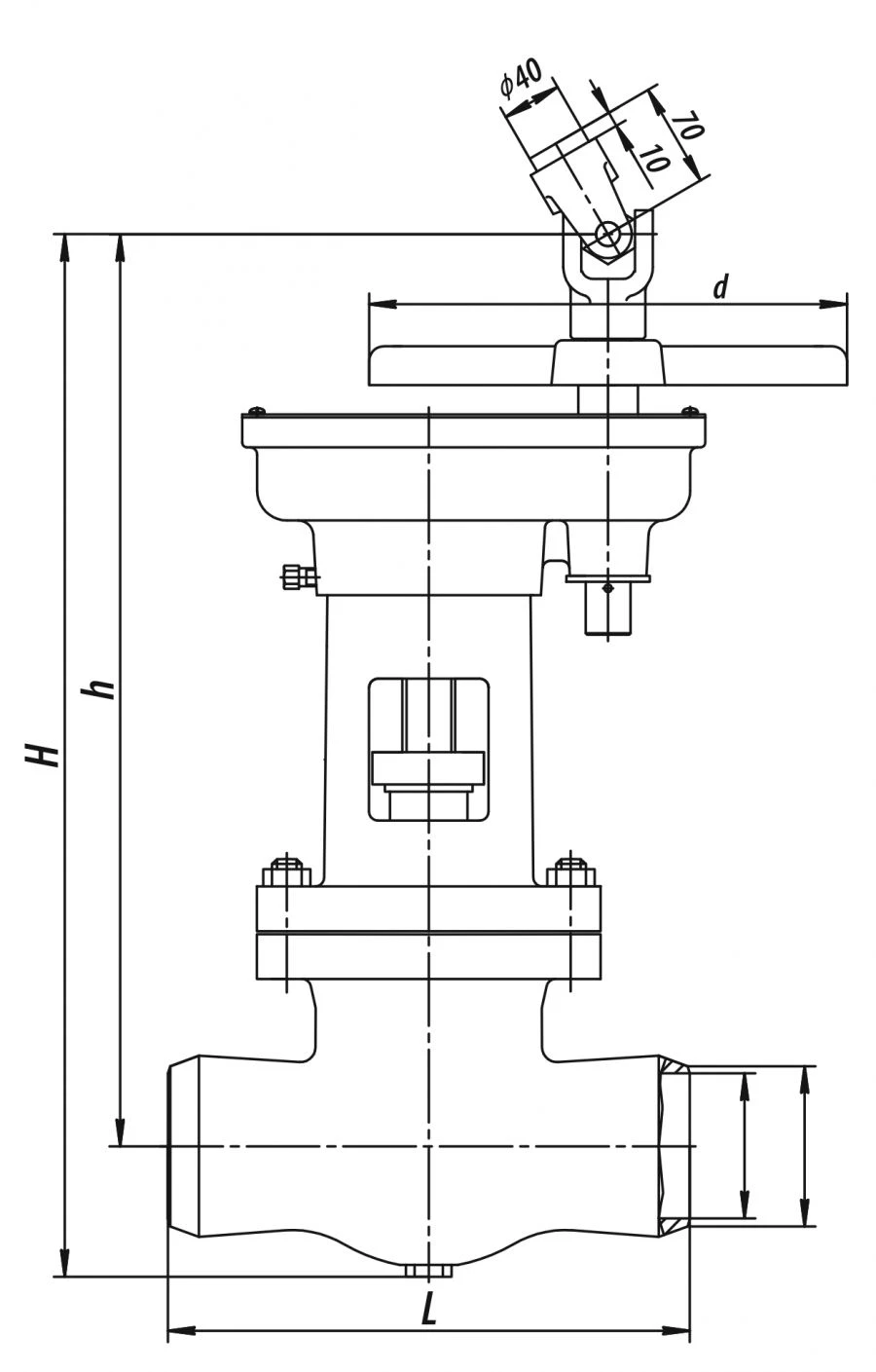 Sealing Gate Valve 1511-100-CZA