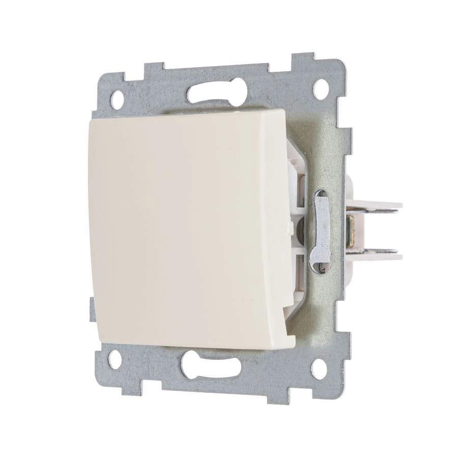 Maria Single-Pole Switch Mechanism for Flush Installation S110-437, Ivory Color