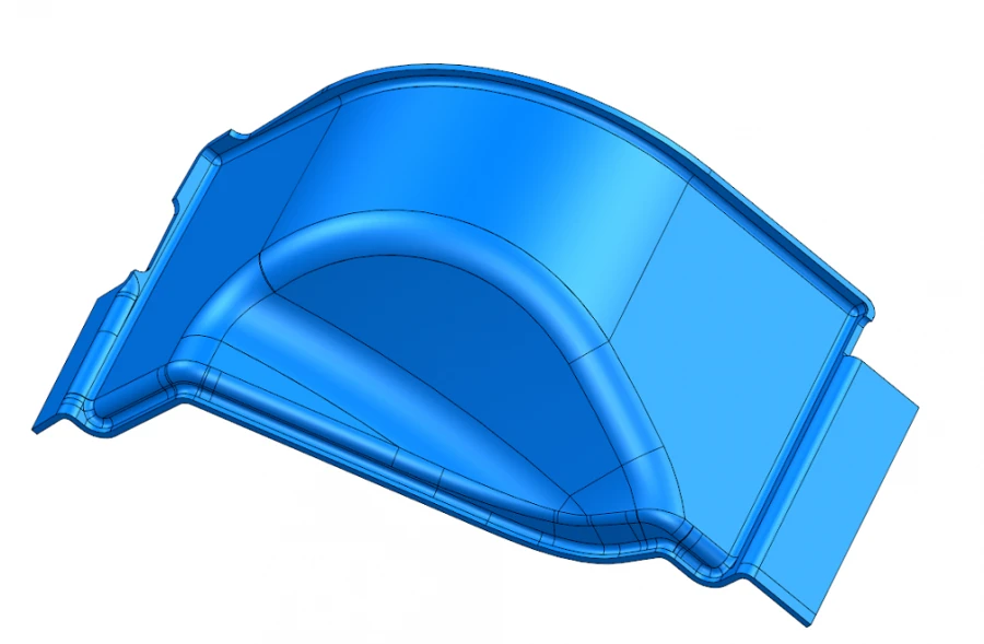 Left Lower Rear Upholstery for Car Interior 320405-04-40-5602233
