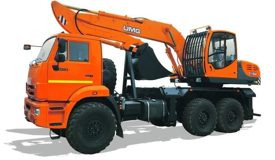 Single Bucket Excavator E195A with D-245C Engine