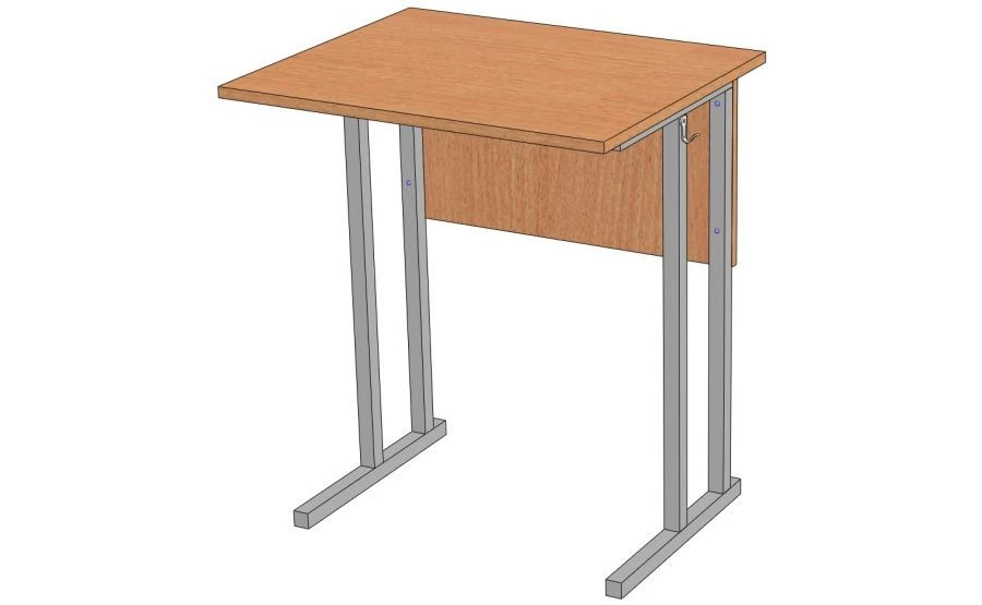 Single Student Desk, Non-Adjustable Model PUN-1