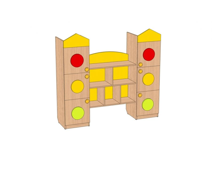 Children's Toy Storage Wall "Traffic Rules" SI-PDD