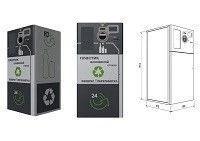 Indoor Recycling Machine for Various Containers - Basis TRVM TV