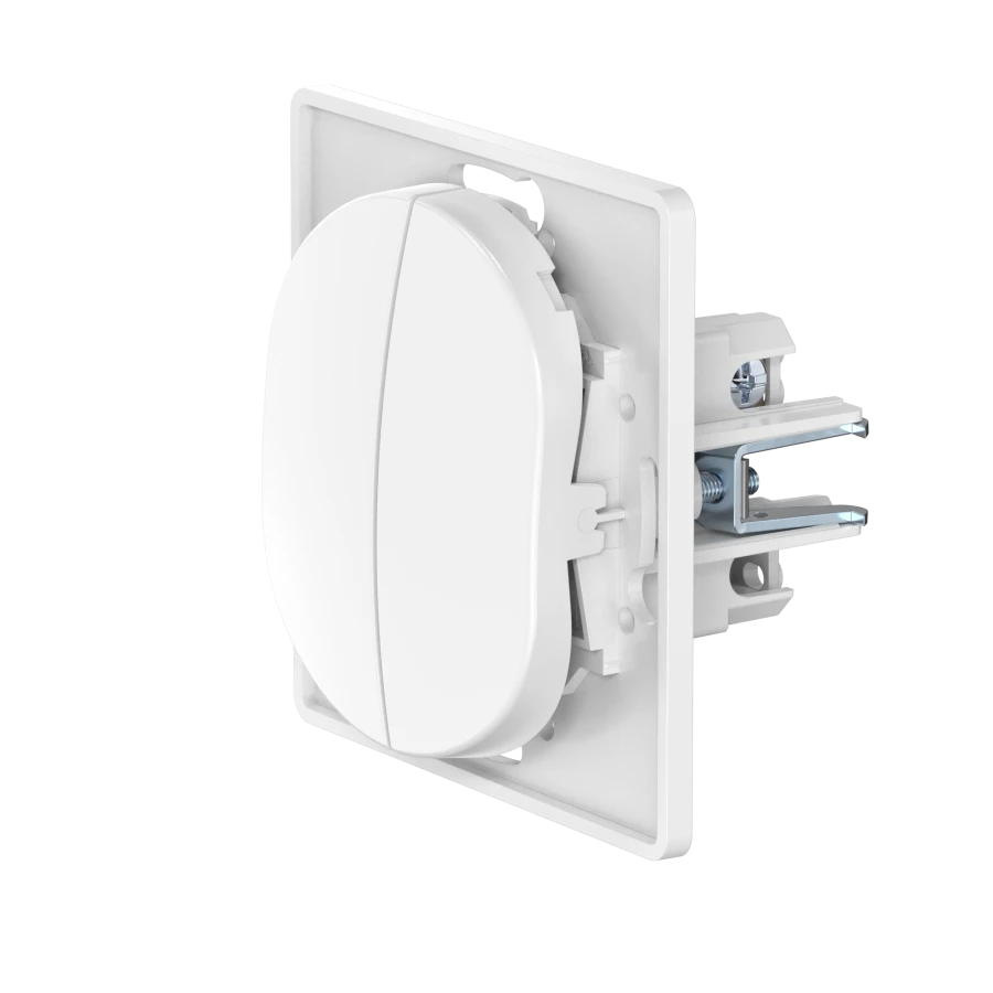 CADUCEUS ALING EON Hidden Installation Two-Button Switch 10A 250V Art. E6072.0