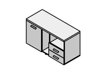 Mobile Service Cabinet - Bond Furniture Set