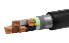 Power Cable PVBShP with Copper Wires, XLPE Insulation, Steel Armor