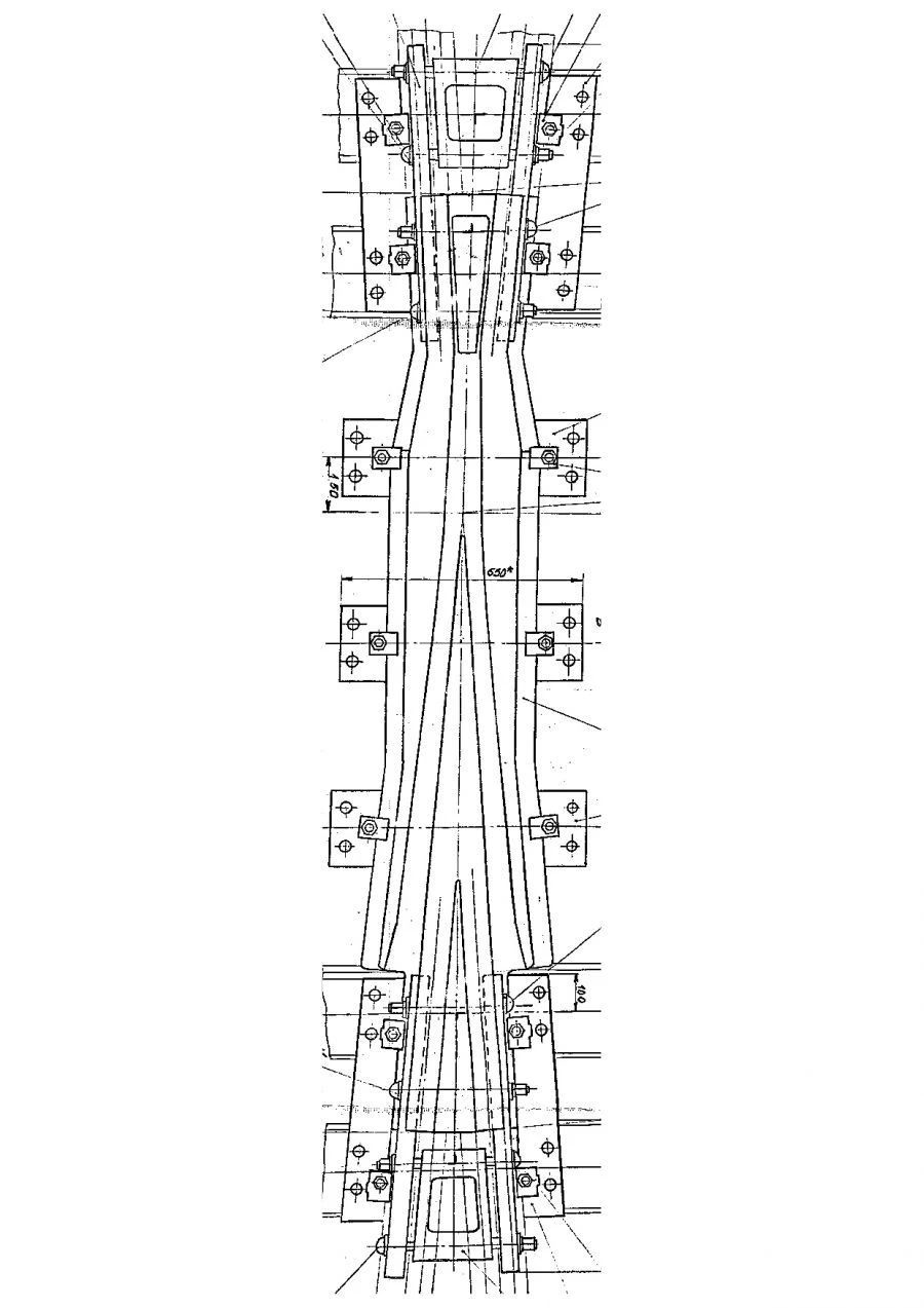 Crosspiece Type R65 Model 1/6 (Project 823.03.02.000)