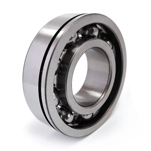 Radial Single Row Ball Bearing with Groove on Outer Ring
