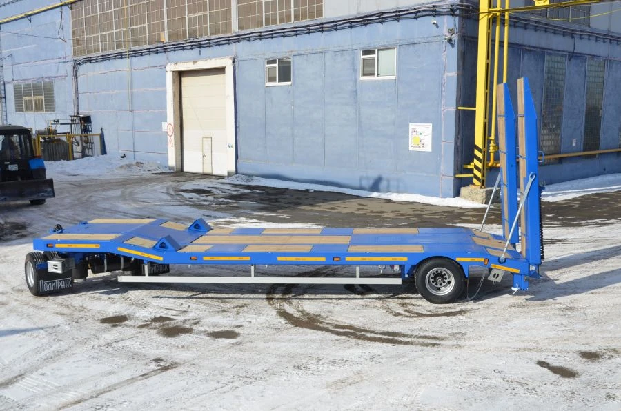 Heavy-Duty Transport Trailer for Wheeled and Tracked Equipment - Polittrans 84282-012