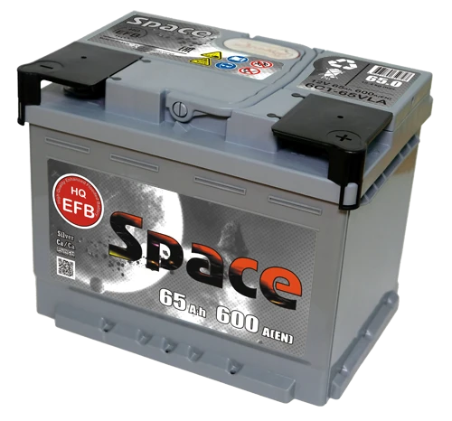 Lead-Acid Starter Battery for Internal Combustion Engines 12V EFB Space