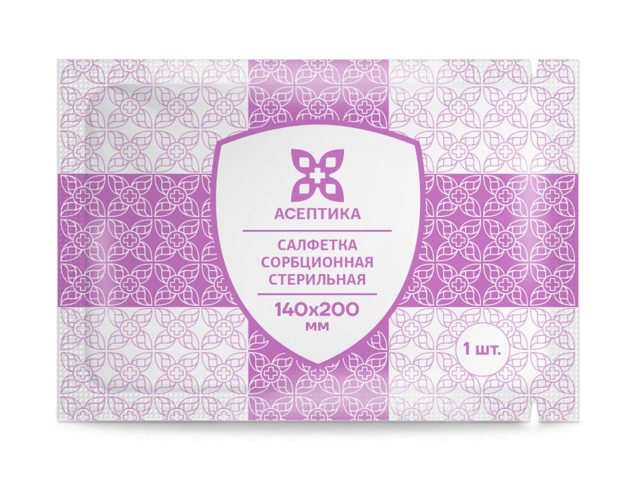 Sterile Absorbent Wipe for Wound Care, 140x200mm