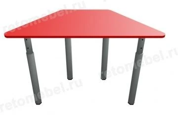 Adjustable Leg Trapezoidal Table for Versatile Use