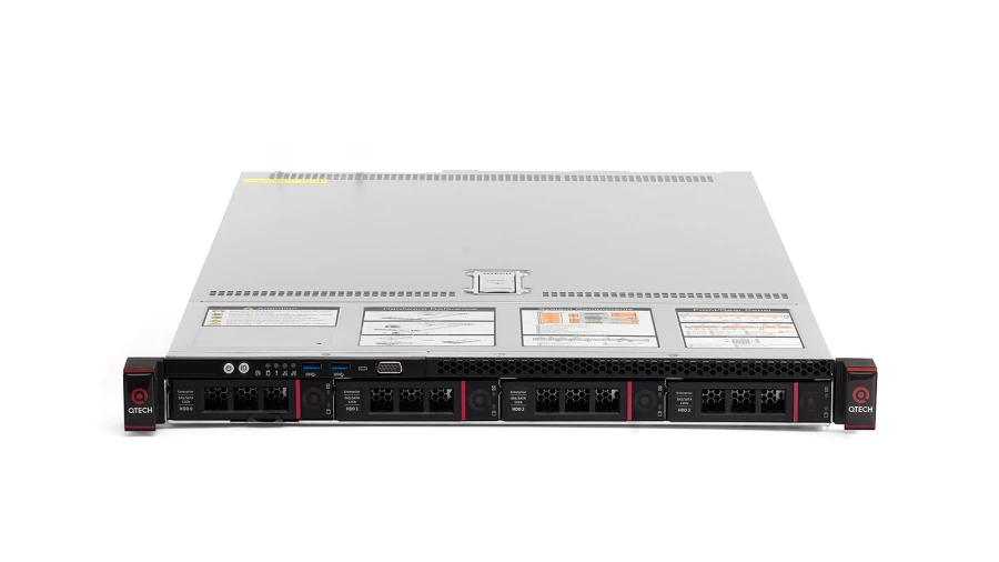 QTECH QSRV-170412-P-R 1U Server with Intel Xeon Scalable 3rd Gen