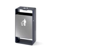 Metal Waste Collection Container for Public Spaces, Model 9027