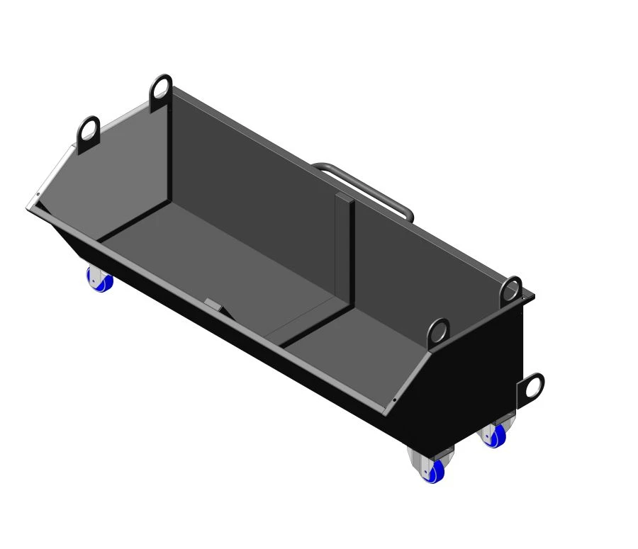 Metal Chip Collection and Transport Cart Series 1379