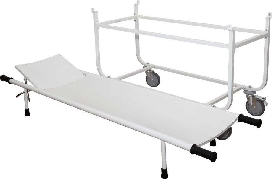 Patient Transport Trolley with Removable Panel TBS-01
