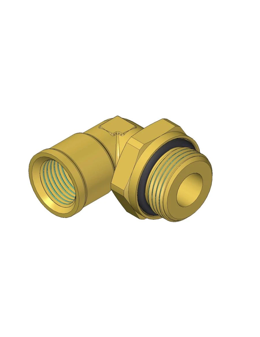 Brass L-Shaped Fitting M16 for Secure Connections