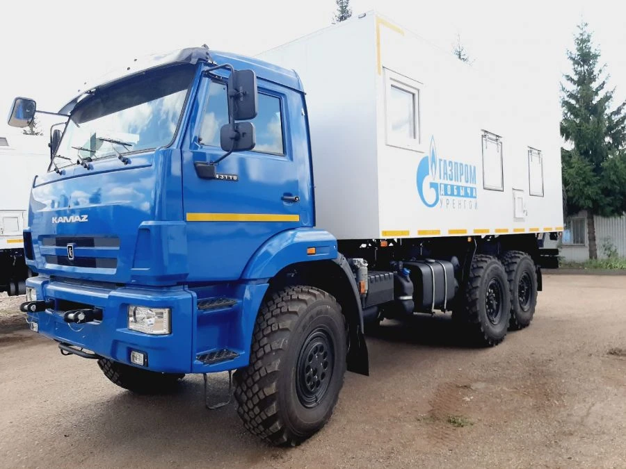 Cargo Passenger Workshop Vehicle on KAMAZ 5350-D5 Chassis, Model 675511