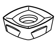 Universal Carbide Milling Insert KB32-06-T5 M20P