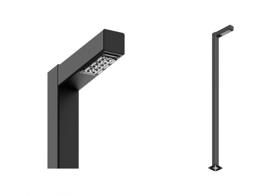 LED Lighting Fixture for Indoor and Outdoor Use GST-60 R GELIOMASTER