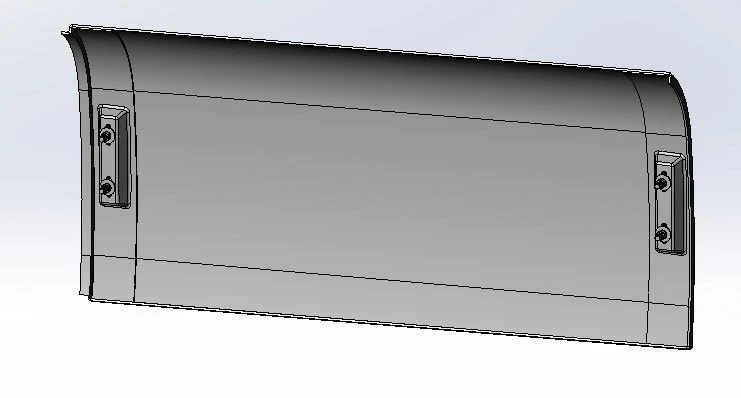 Left False Panel 71-411.10.21.020 for Tram Interiors