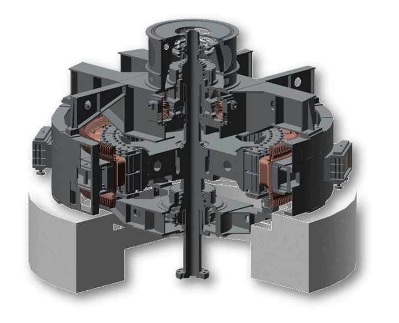 SG-215/85 Hydrogenerator for Stationary Hydro Power Plants