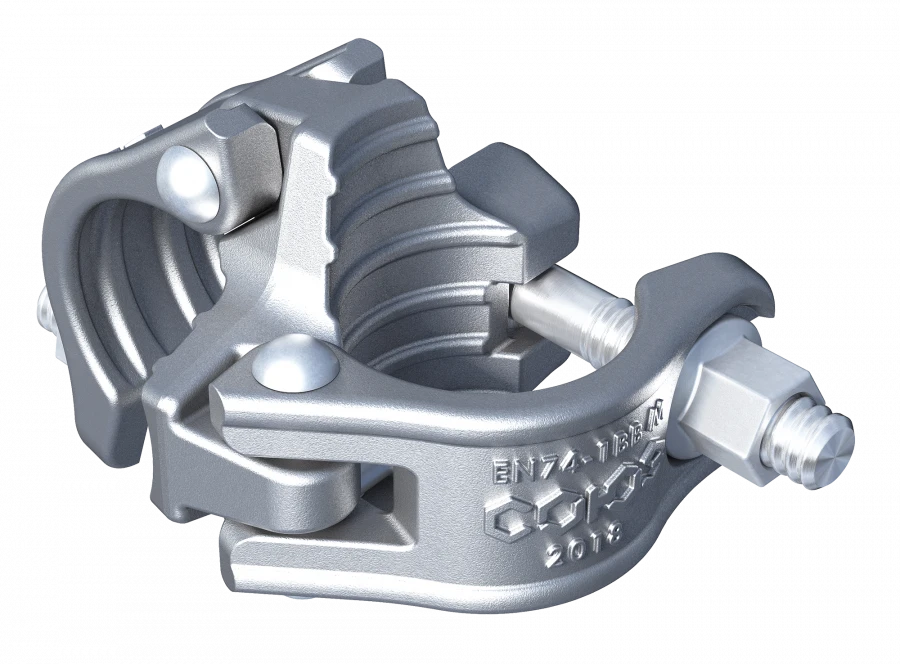 90° Scaffold Coupler for Flexible Construction Connections