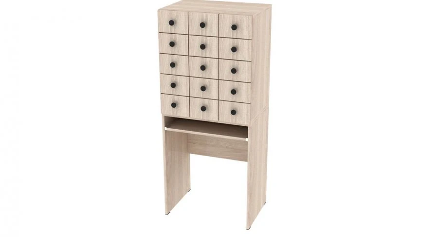 15-Drawer File Cabinet 580x420x1356mm