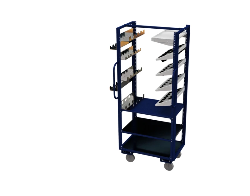 Vertical Tool Trolley TI-V - Multifunctional Storage Solution
