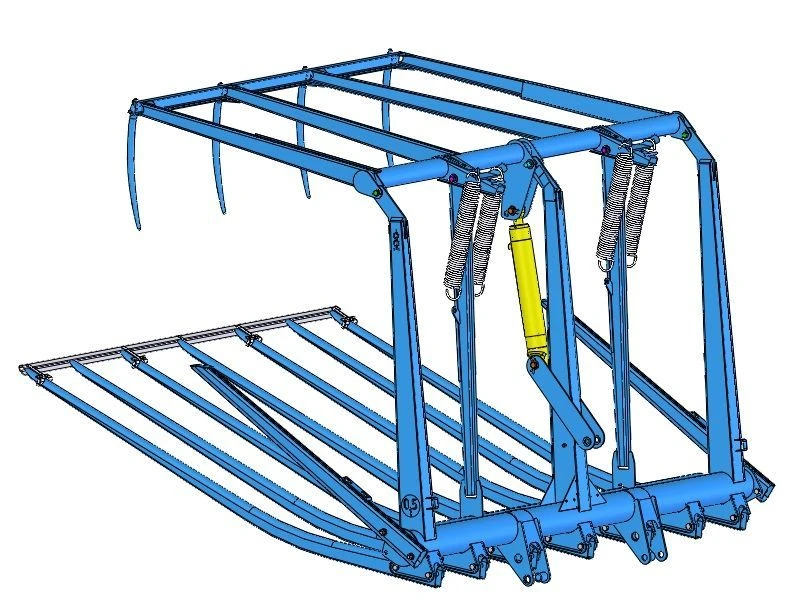 Universal Agricultural Loader Replacement Working Organ PKU-0.8: Rake Grid PKU-0.8-4