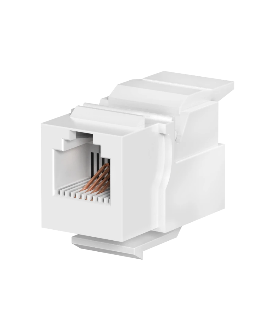 CADUCEUS ALING Experience Keystone RJ12 Module 6P4C Cat.3, White, Art. 74303