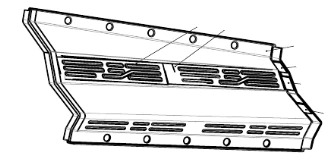 Rear Roof Side Panel S.11-20.20.020 for Tram Cars