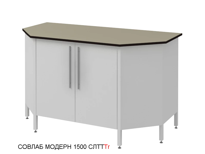 High Laboratory End Table with Cabinet Mod.-1500 SLTTLg