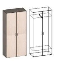 Stylish Wardrobe for Clothing Storage
