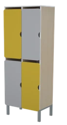 Changing Room Cabinet Shd06.4 - 548x340x1907mm