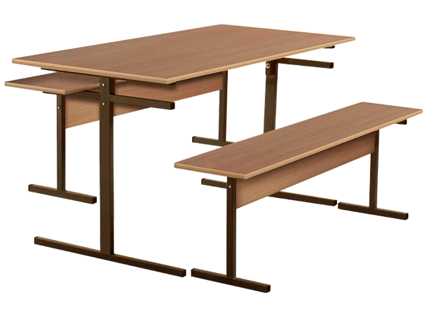 Dining Area Table with Benches