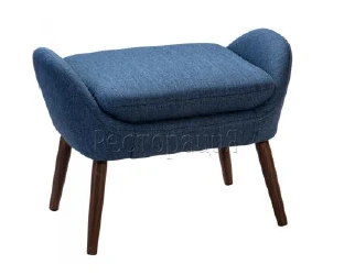 Soft Seat Pouf on Metal Frame