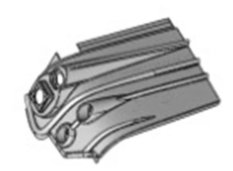 Right Side Panel for Tram Car Rear Mask S.21Р-10.20.060-001