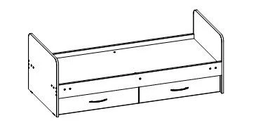 Bed with Pull-Out Drawers TV-BKVYA-5.19.01-01