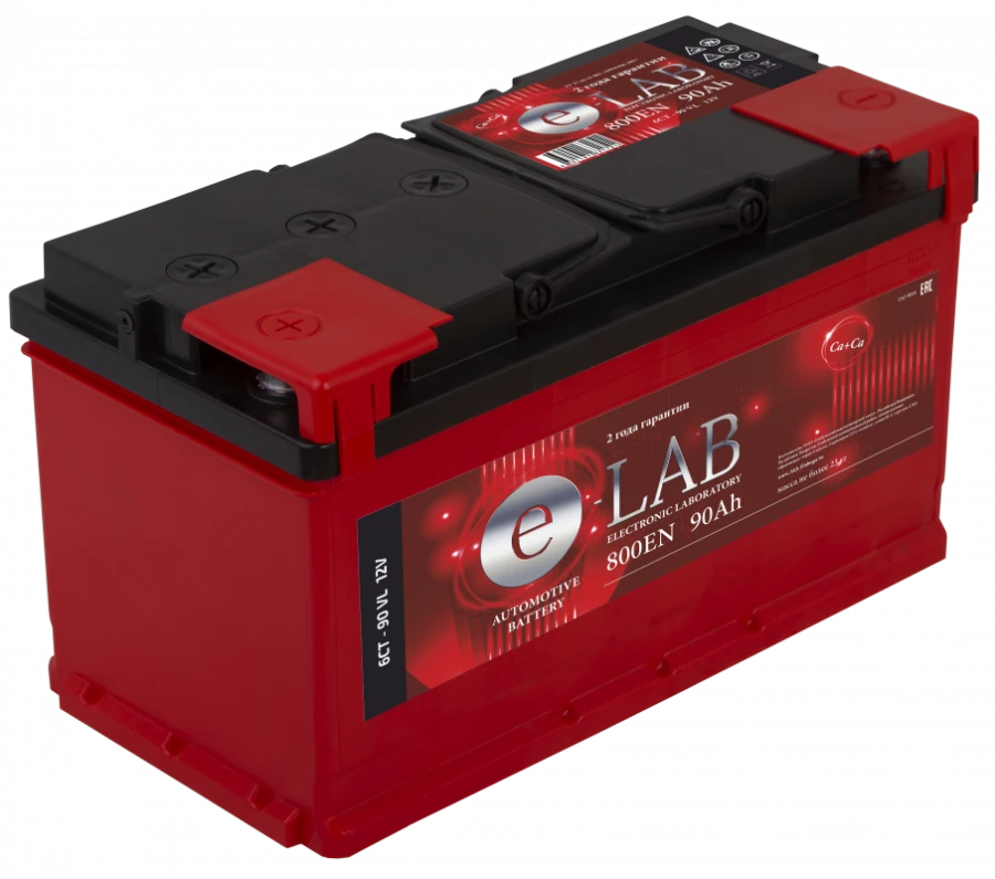 Lead Acid Battery for Starting Piston Engines 6ST-90 "ELAB