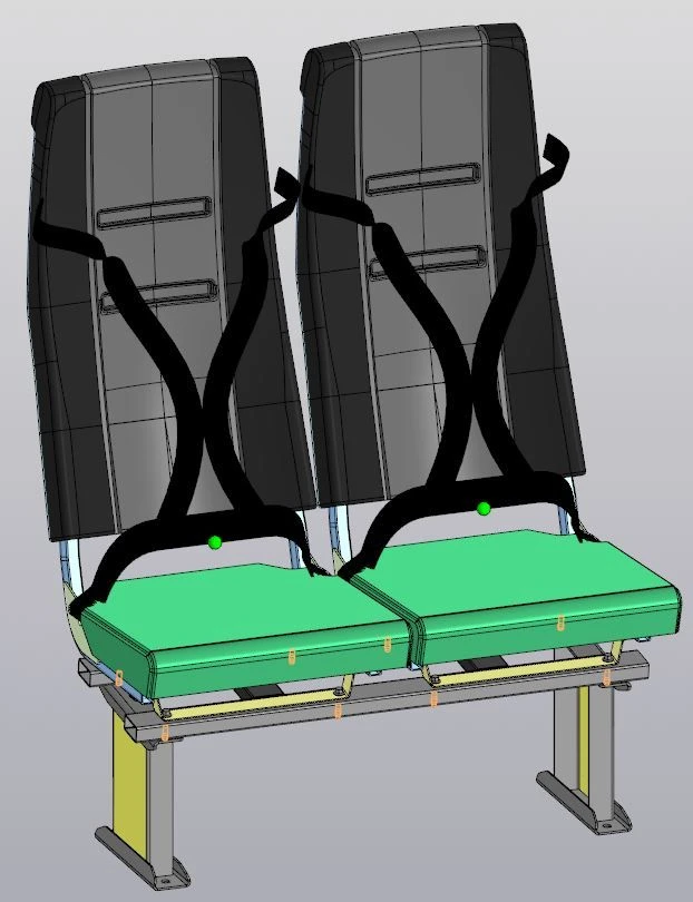 School Bus Passenger Seat DS15.6820.014-201