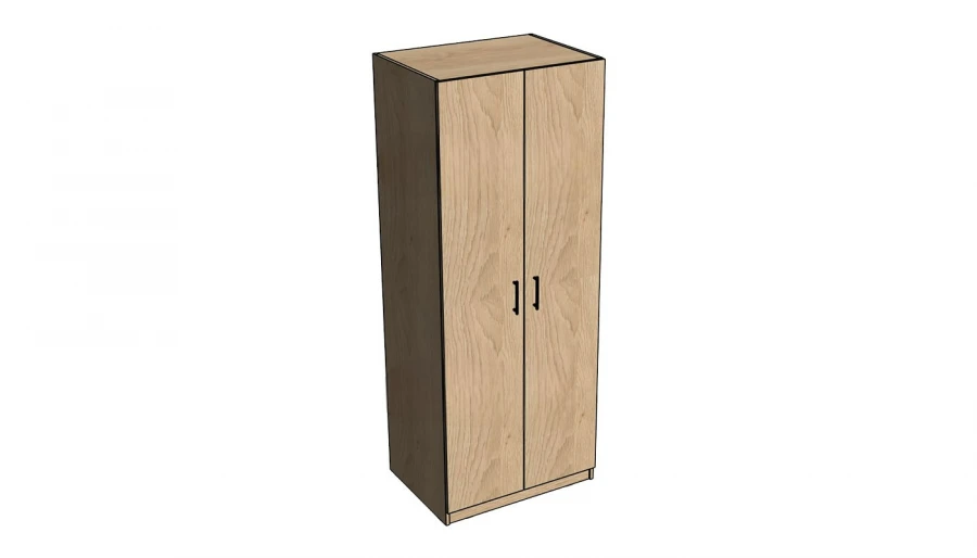 Two-Door Wardrobe for Clothes and Linens "MNS