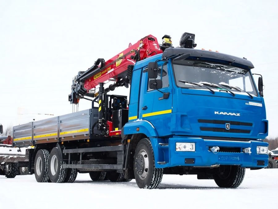 Multi-functional Truck with Hydraulic Crane MKMA on KAMAZ 65117 Base 64K06N-U9