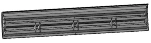 Central Right False Board for Rear Section S.21Р-10.50.110-001