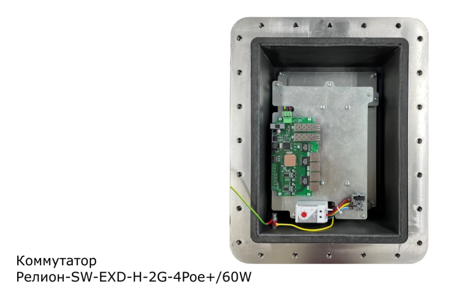 Explosion-Proof Managed Switch, Relion-SW-EXD-N-2G-4Poe+/60W