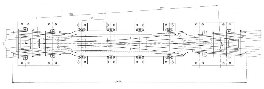 Crosspiece for NLPPTP Project NЛПТП.668352.103