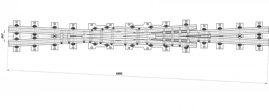 Crosspiece Type R65 Model 1/11 Project N01.001.8000.00