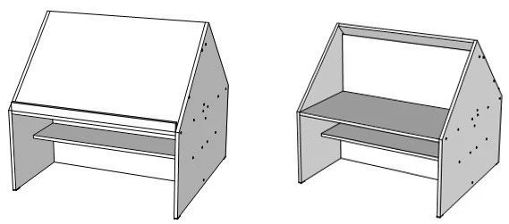 Wooden Furniture for Preschools: Play Module "IZO House
