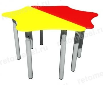 Adjustable Daisy Table (2 Halves) with PVC Edging